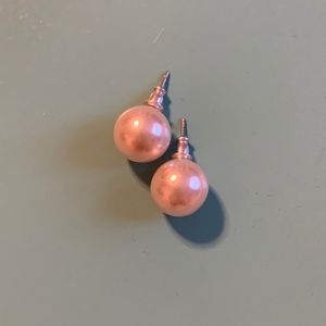 Faux Pearl Earrings